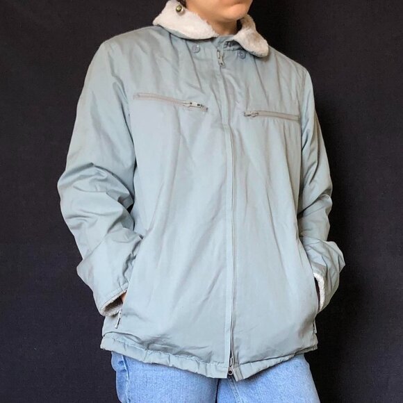90s Rugged American vintage Grey Jacket - Picture 1 of 4